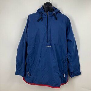 Prom Snowboarding Women's Vintage Apparel Eco Temp Fabric Half Zip Jacket SZ 10